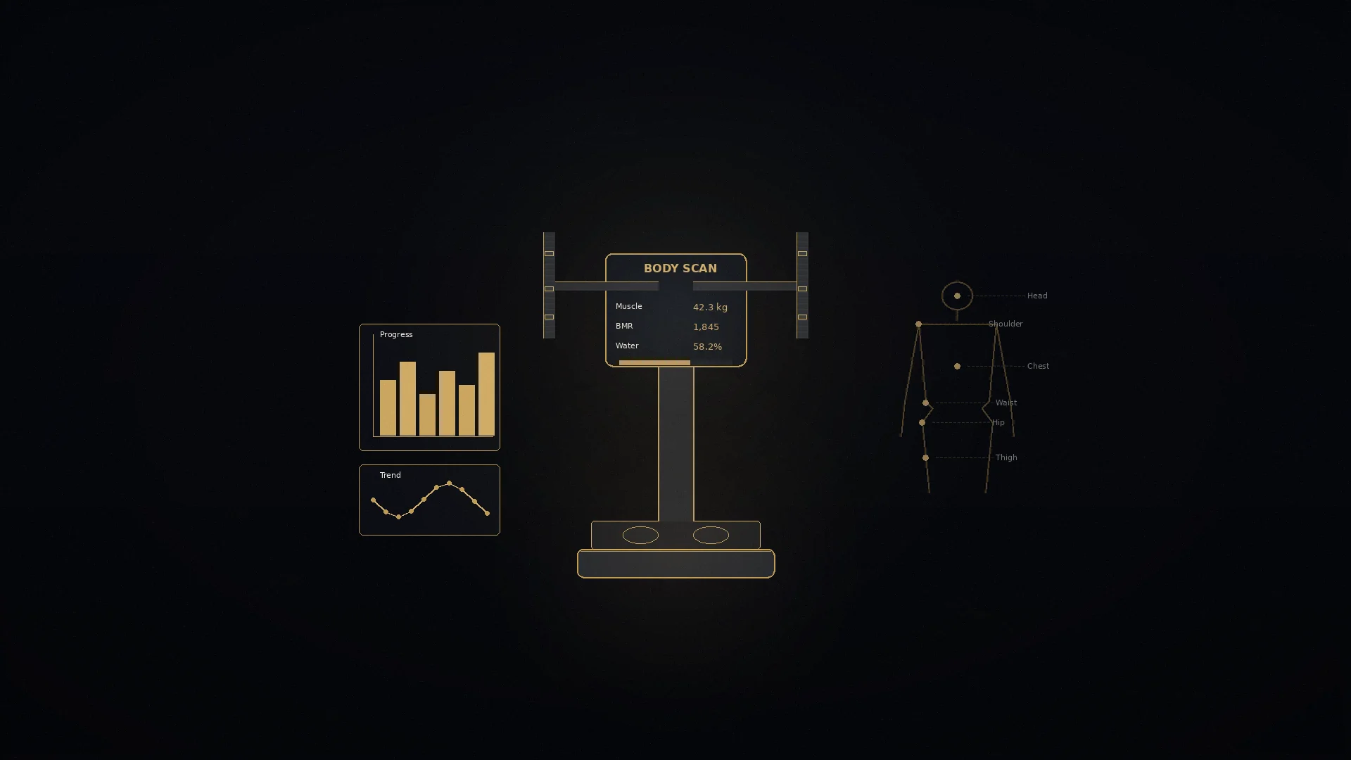 Body composition analysis machine available at Need For Strength
